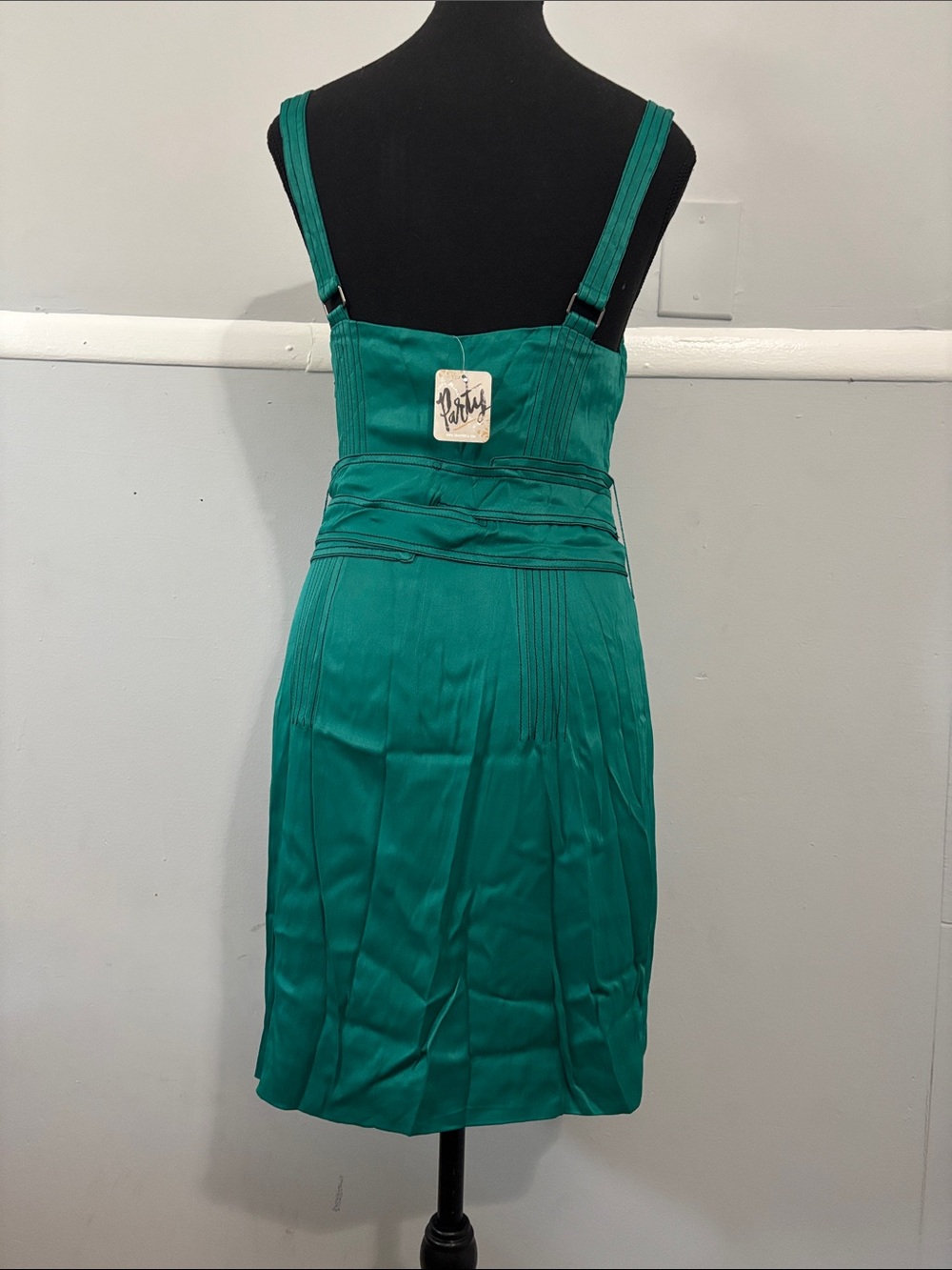 Free People Teal Green Sleeveless Women's Party Dress - Picture 6 of 15